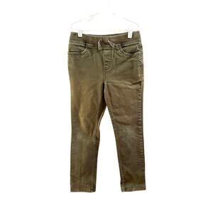 Hanna Andersson Olive Green Slim Pants, VGUC, Sz 140cm (10Y) (10B)
